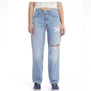 Levi’s Silvertab ‘94 Baggy Women’s 31x31 New NWT Light Wash Denim Distressed